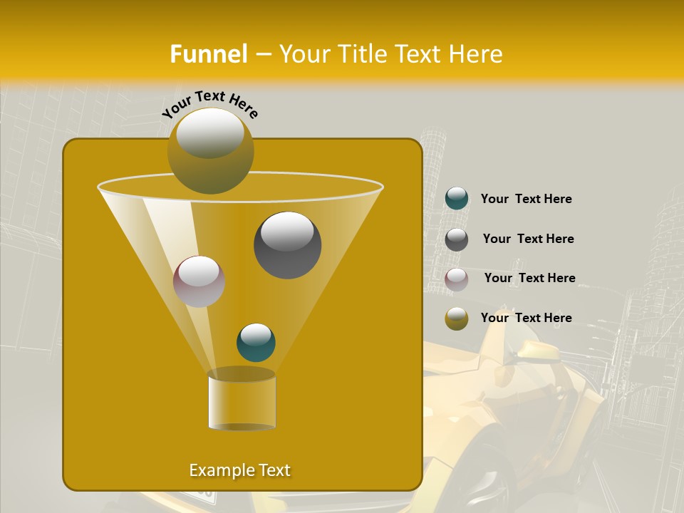 Vehicle Urban Wire PowerPoint Template