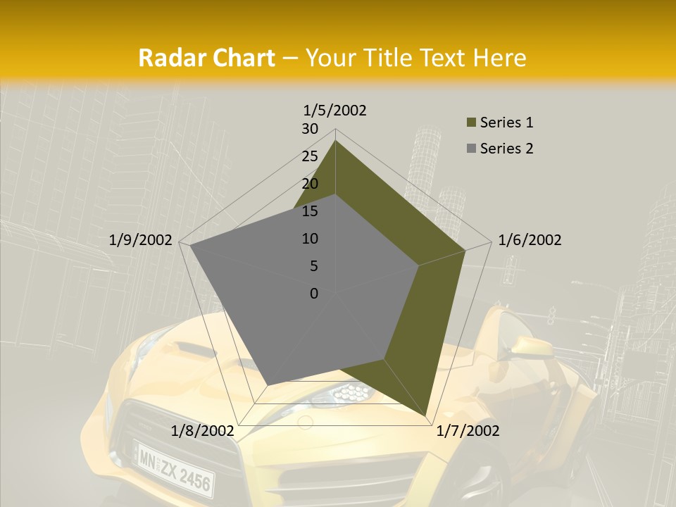 Vehicle Urban Wire PowerPoint Template