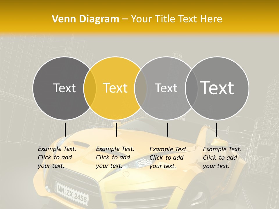 Vehicle Urban Wire PowerPoint Template