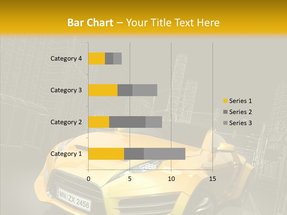 Vehicle Urban Wire PowerPoint Template