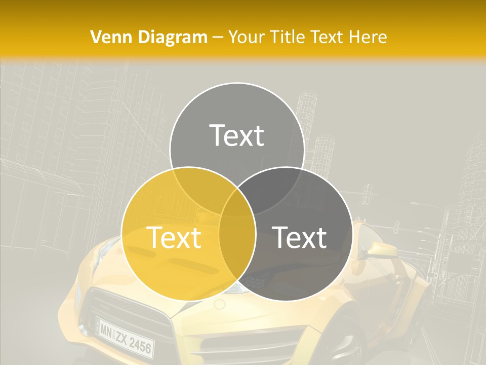Vehicle Urban Wire PowerPoint Template