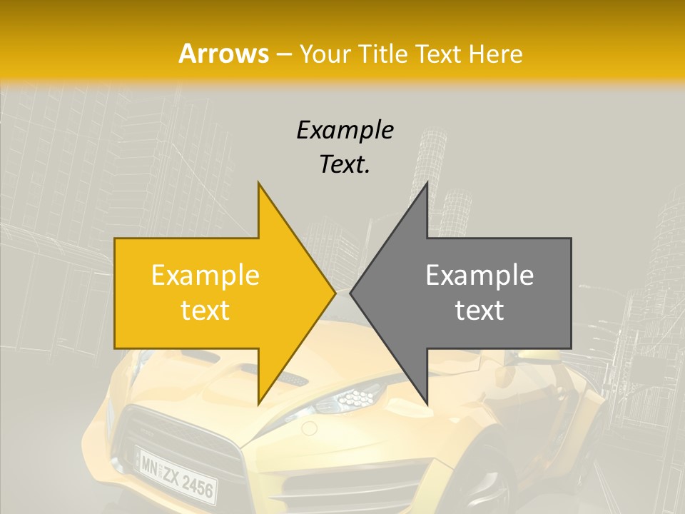 Vehicle Urban Wire PowerPoint Template