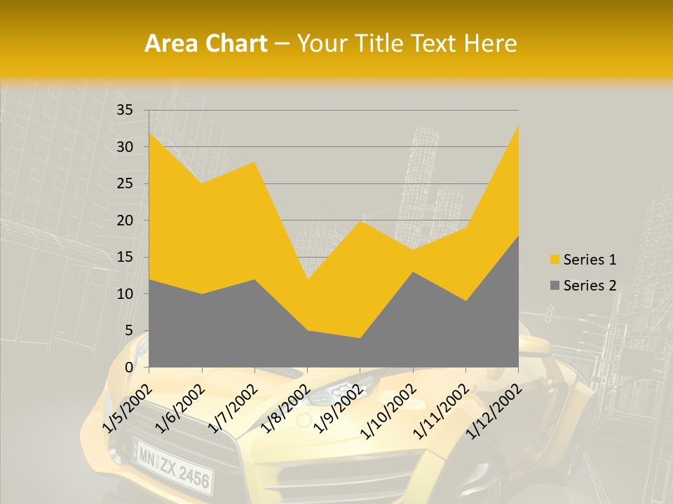 Vehicle Urban Wire PowerPoint Template