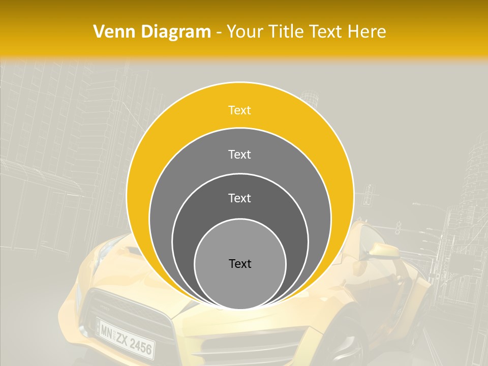 Vehicle Urban Wire PowerPoint Template