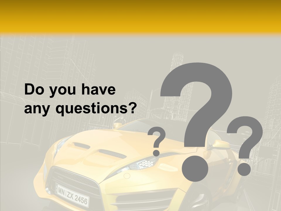 Vehicle Urban Wire PowerPoint Template