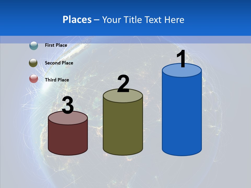 Transfer Continent Aircraft PowerPoint Template