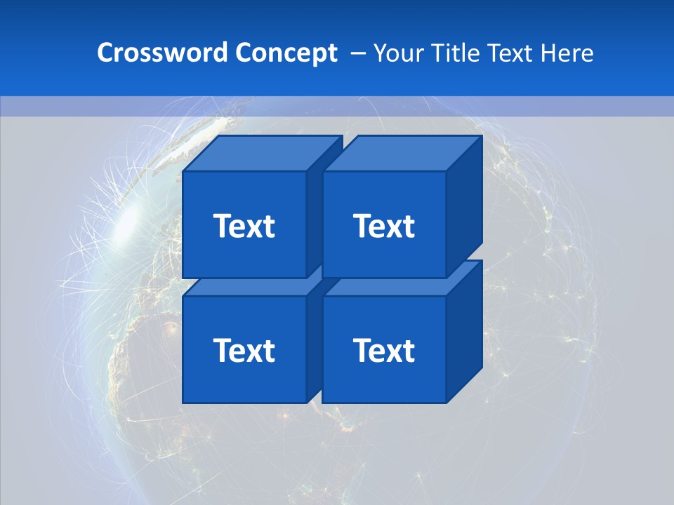 Transfer Continent Aircraft PowerPoint Template