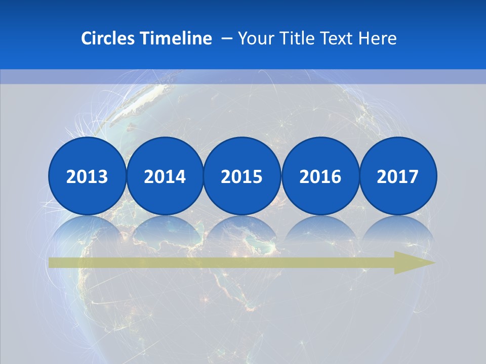Transfer Continent Aircraft PowerPoint Template
