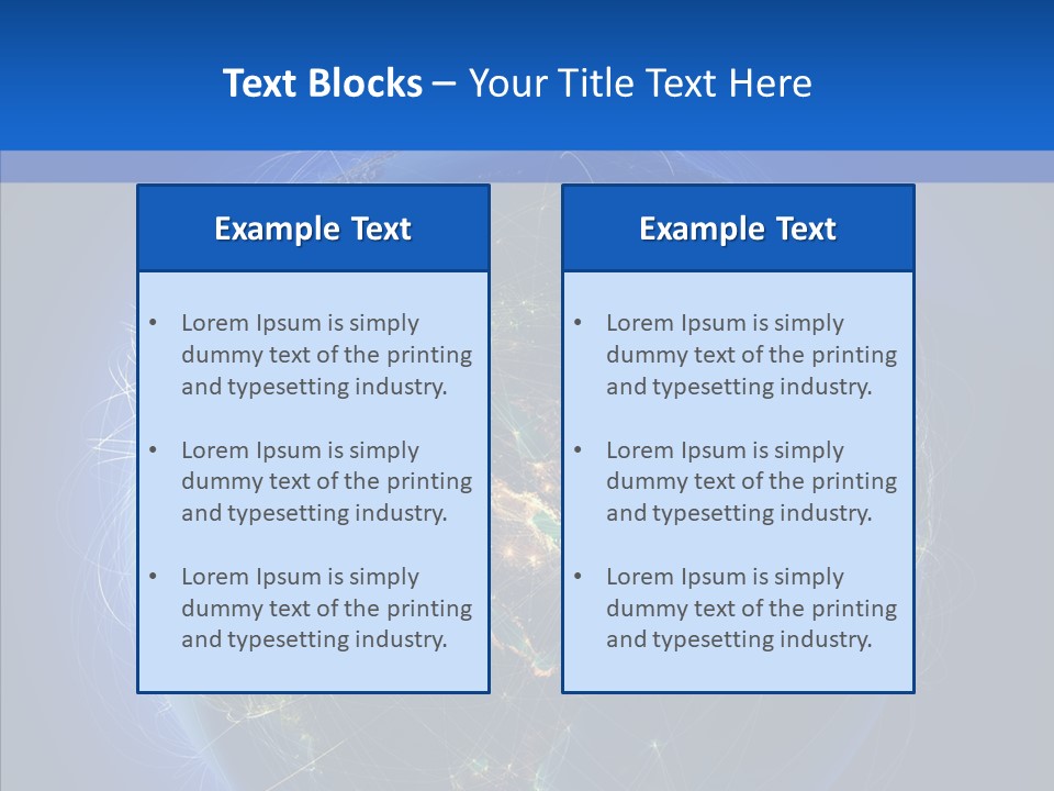 Transfer Continent Aircraft PowerPoint Template