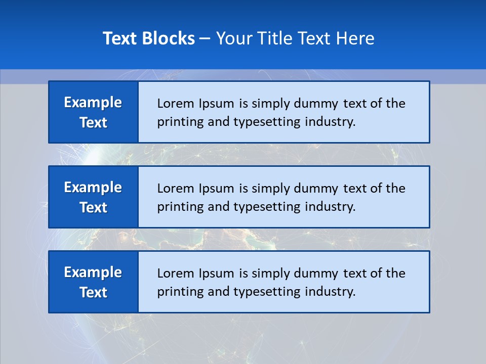 Transfer Continent Aircraft PowerPoint Template
