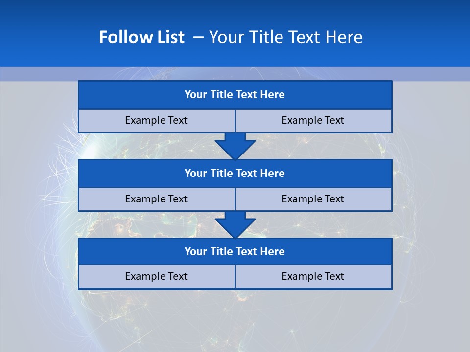 Transfer Continent Aircraft PowerPoint Template
