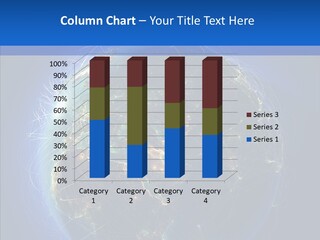 Transfer Continent Aircraft PowerPoint Template