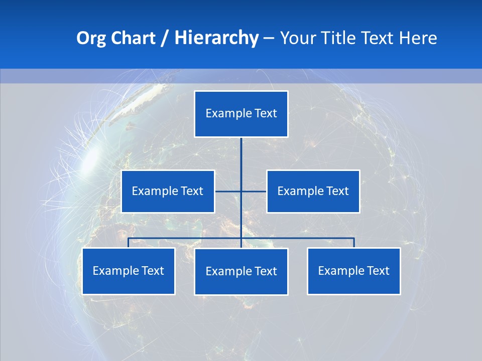 Transfer Continent Aircraft PowerPoint Template