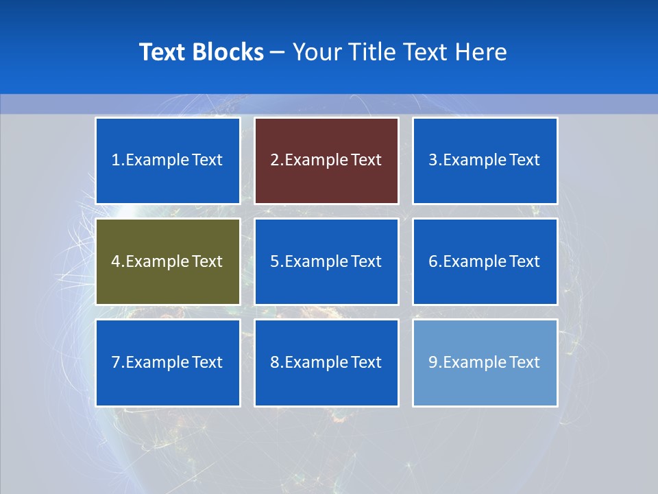 Transfer Continent Aircraft PowerPoint Template