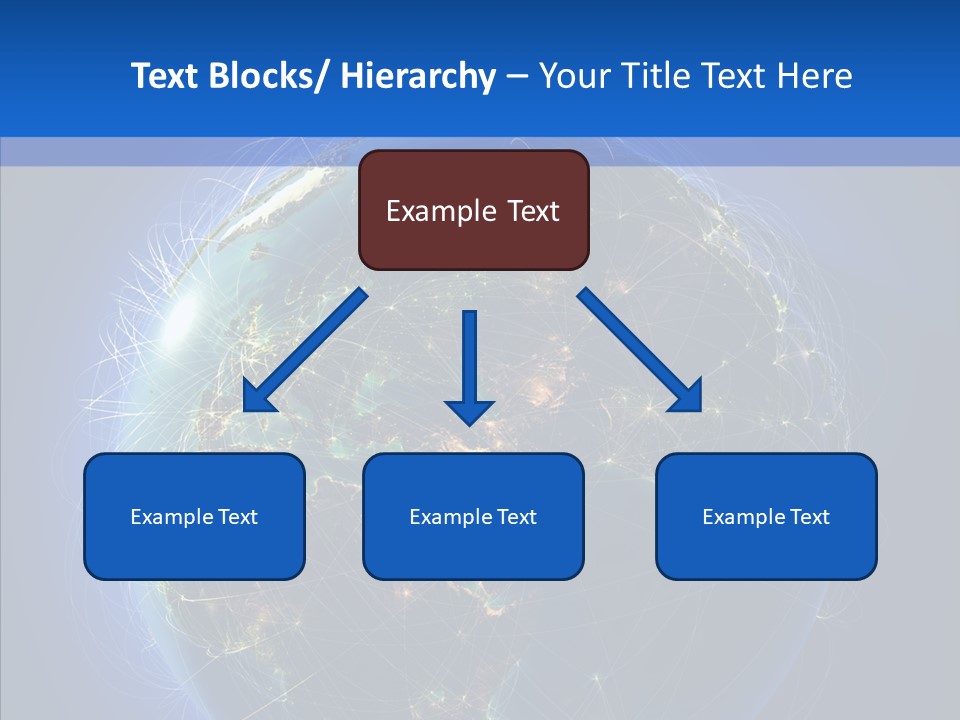 Transfer Continent Aircraft PowerPoint Template