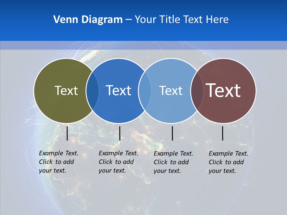 Transfer Continent Aircraft PowerPoint Template