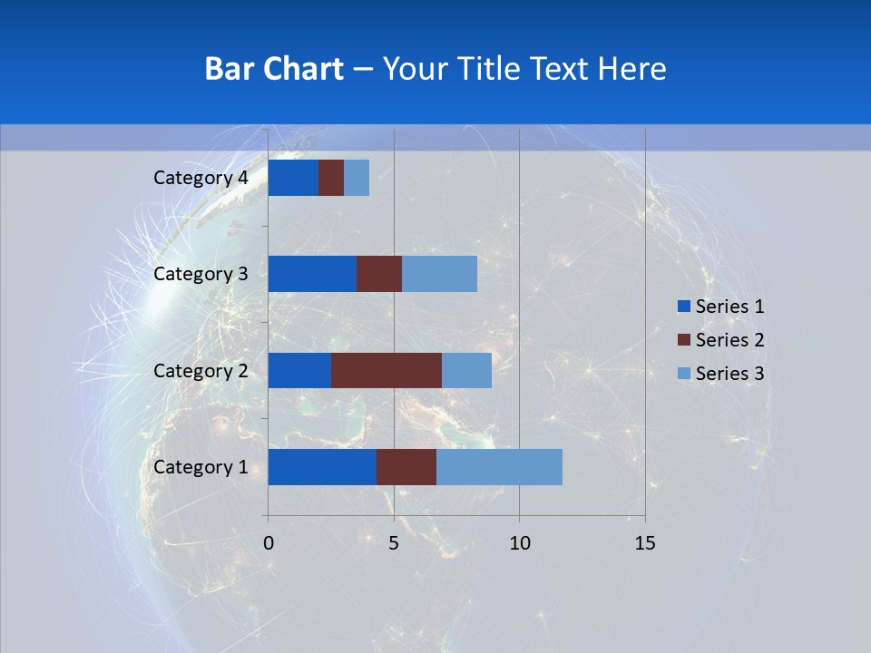 Transfer Continent Aircraft PowerPoint Template