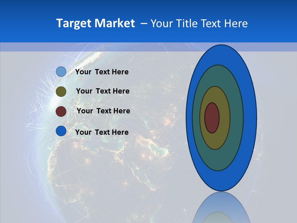 Transfer Continent Aircraft PowerPoint Template