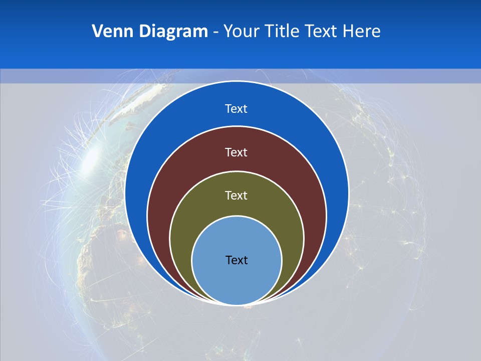 Transfer Continent Aircraft PowerPoint Template