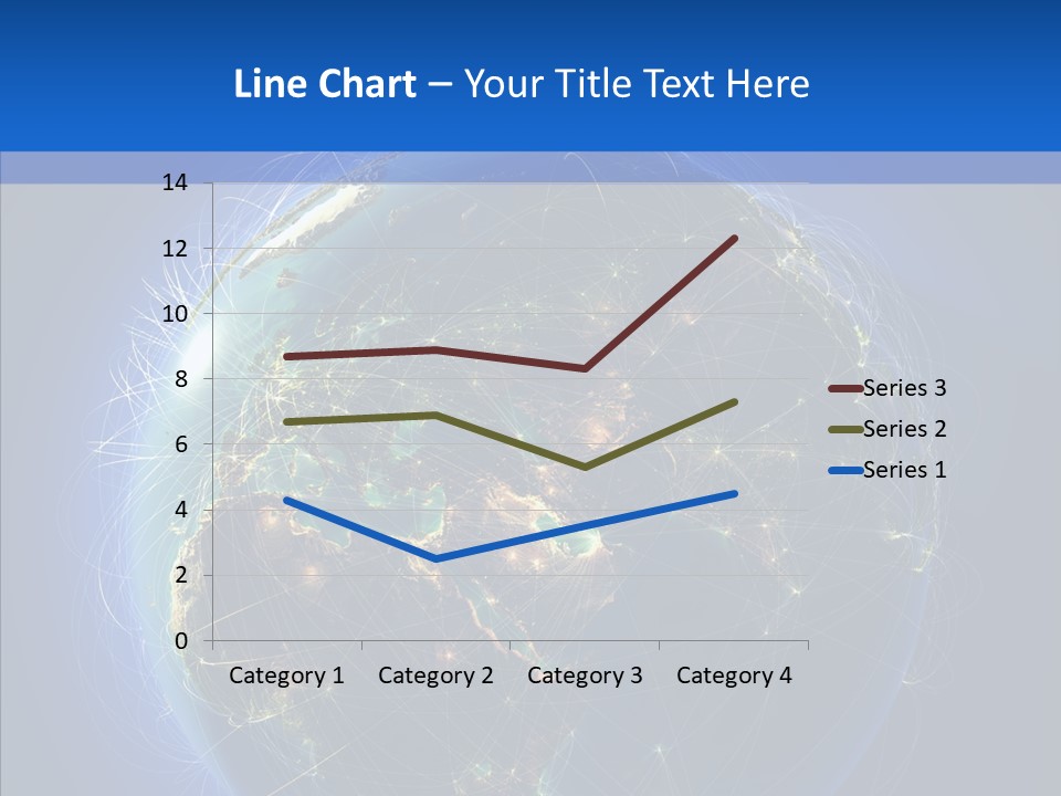 Transfer Continent Aircraft PowerPoint Template