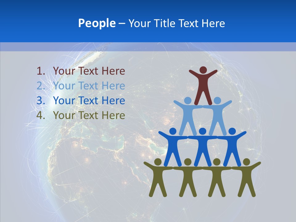 Transfer Continent Aircraft PowerPoint Template