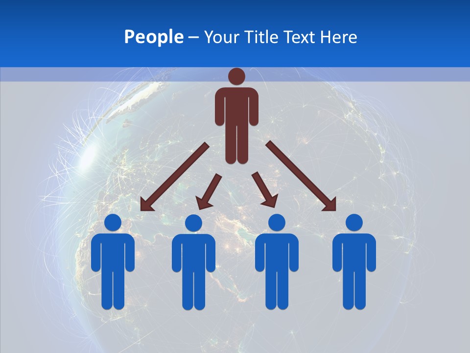 Transfer Continent Aircraft PowerPoint Template
