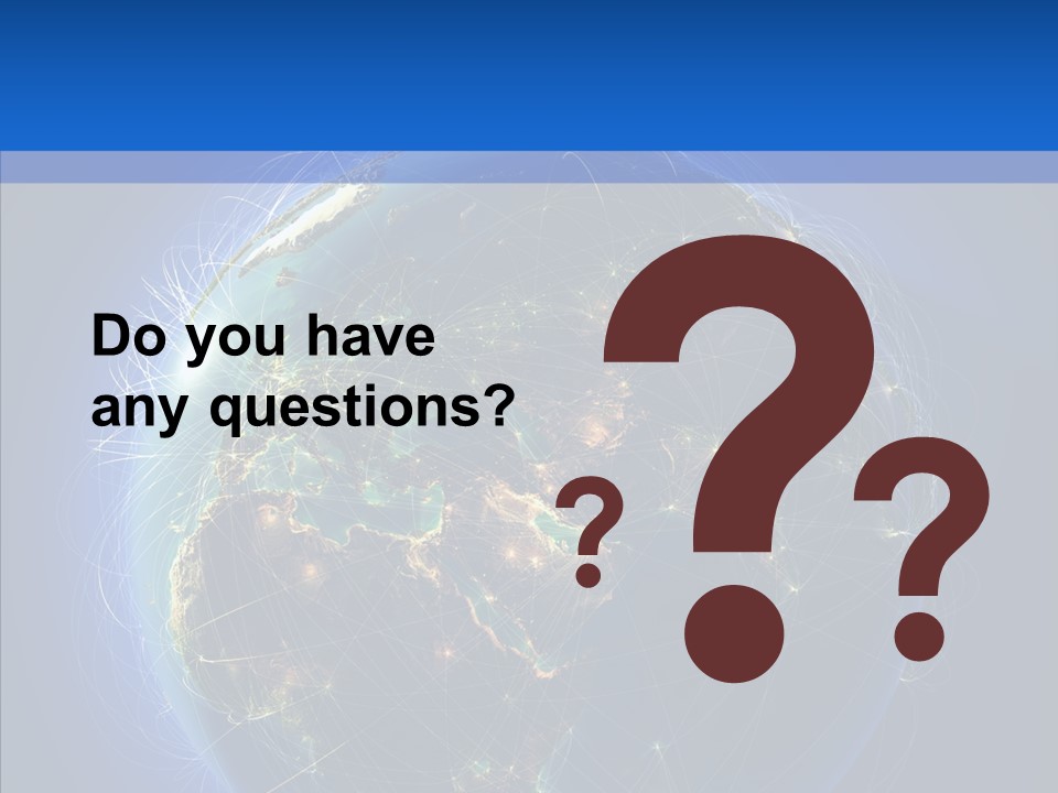 Transfer Continent Aircraft PowerPoint Template