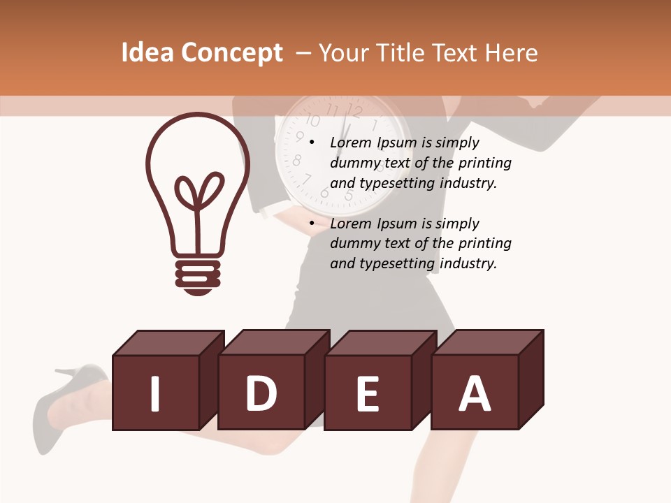 Concept Office Stress PowerPoint Template