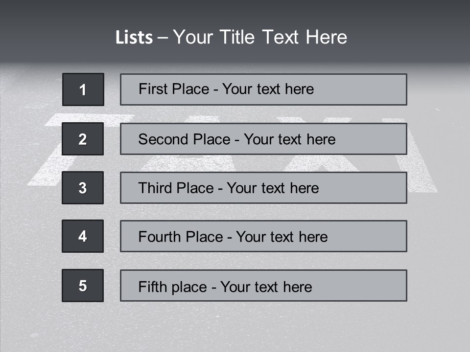 Street Service Idea PowerPoint Template