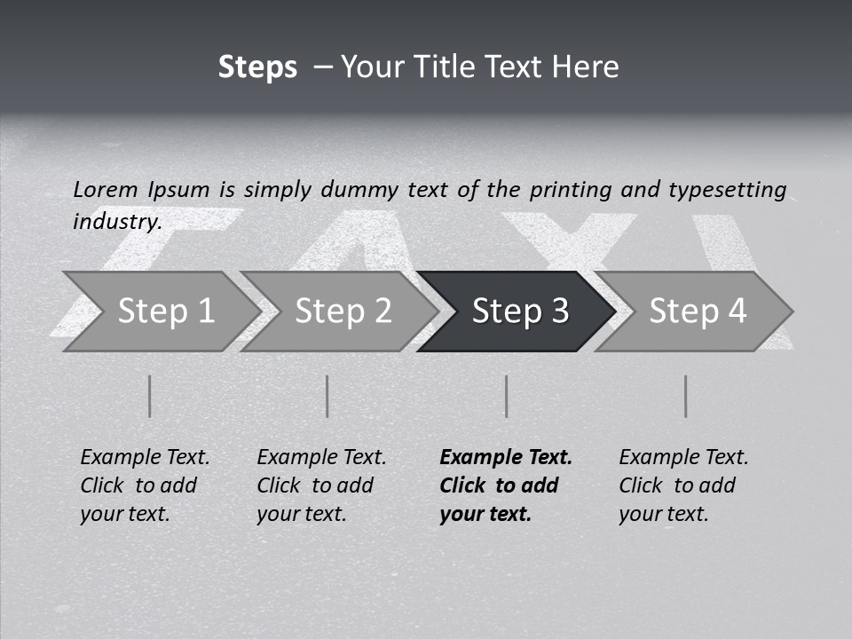 Street Service Idea PowerPoint Template