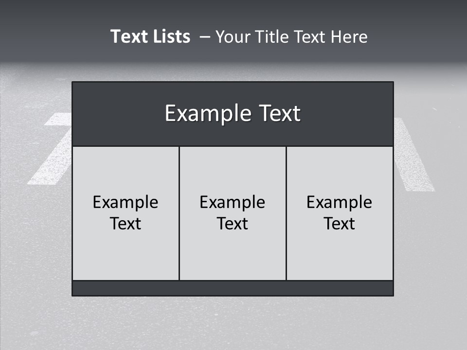 Street Service Idea PowerPoint Template