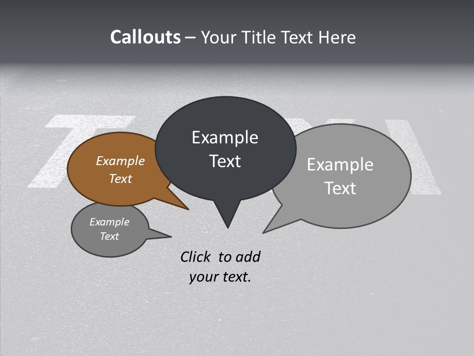 Street Service Idea PowerPoint Template