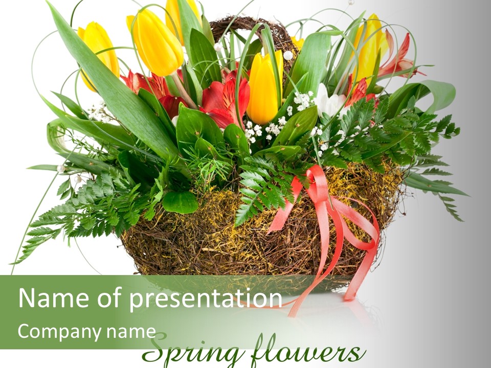 Nature Bright Petal PowerPoint Template