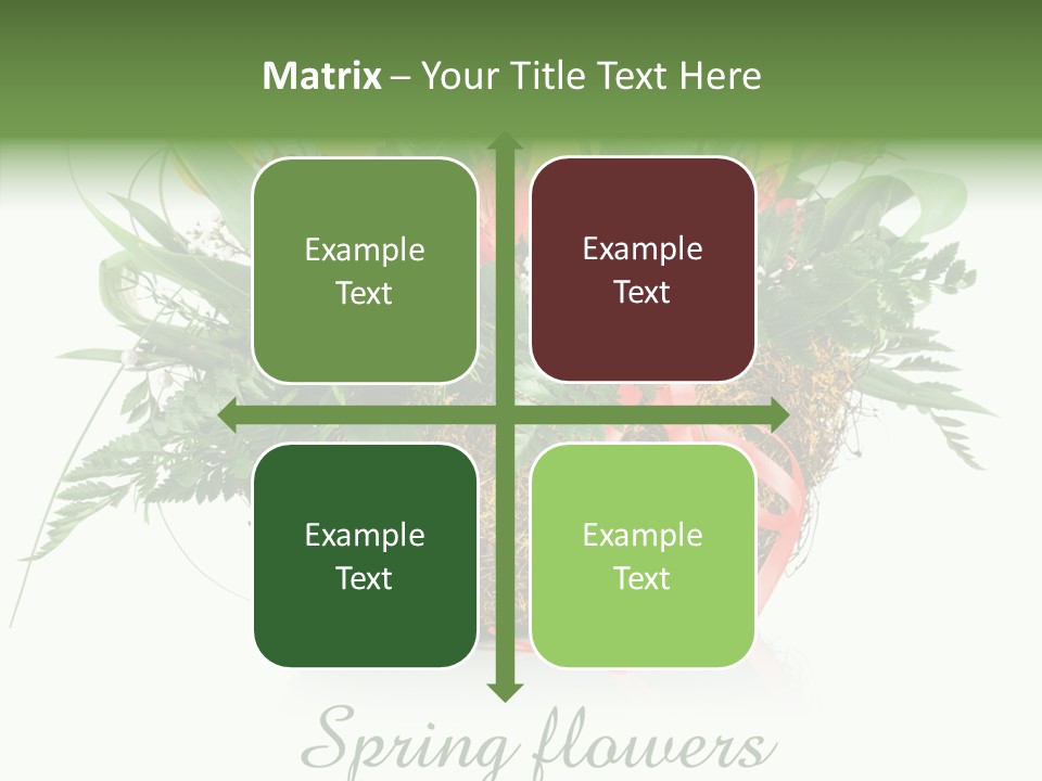 Nature Bright Petal PowerPoint Template