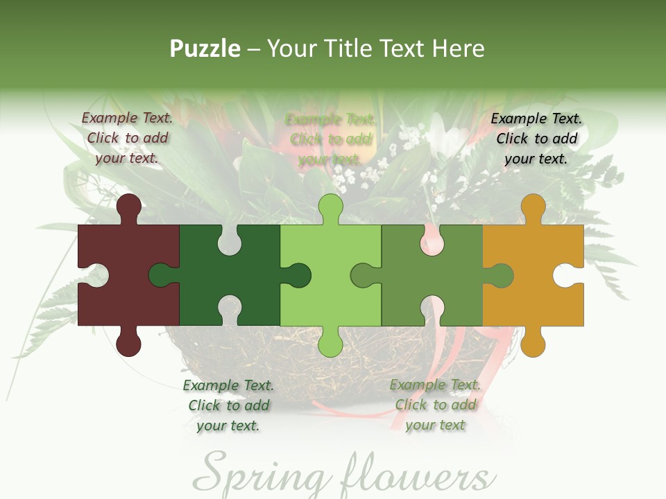 Nature Bright Petal PowerPoint Template