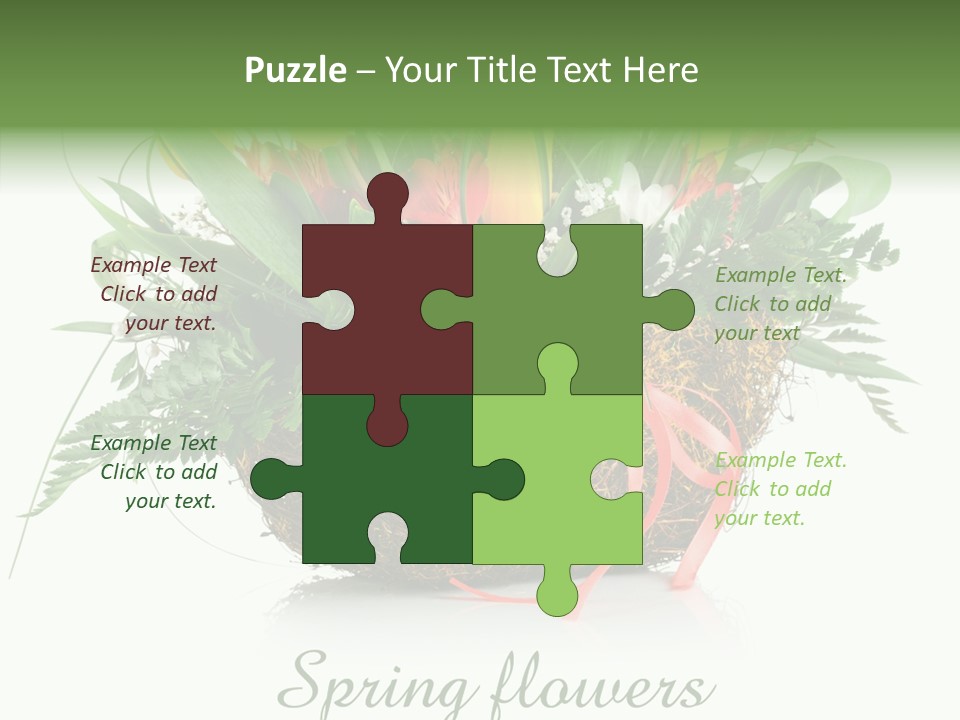 Nature Bright Petal PowerPoint Template