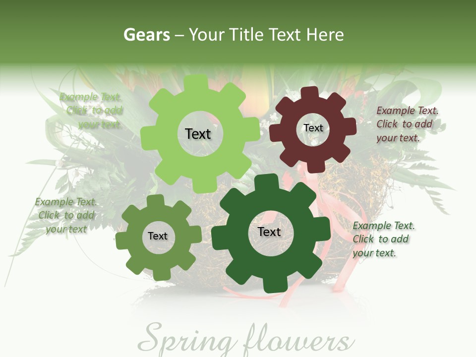Nature Bright Petal PowerPoint Template