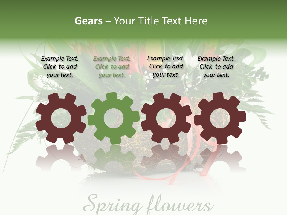 Nature Bright Petal PowerPoint Template