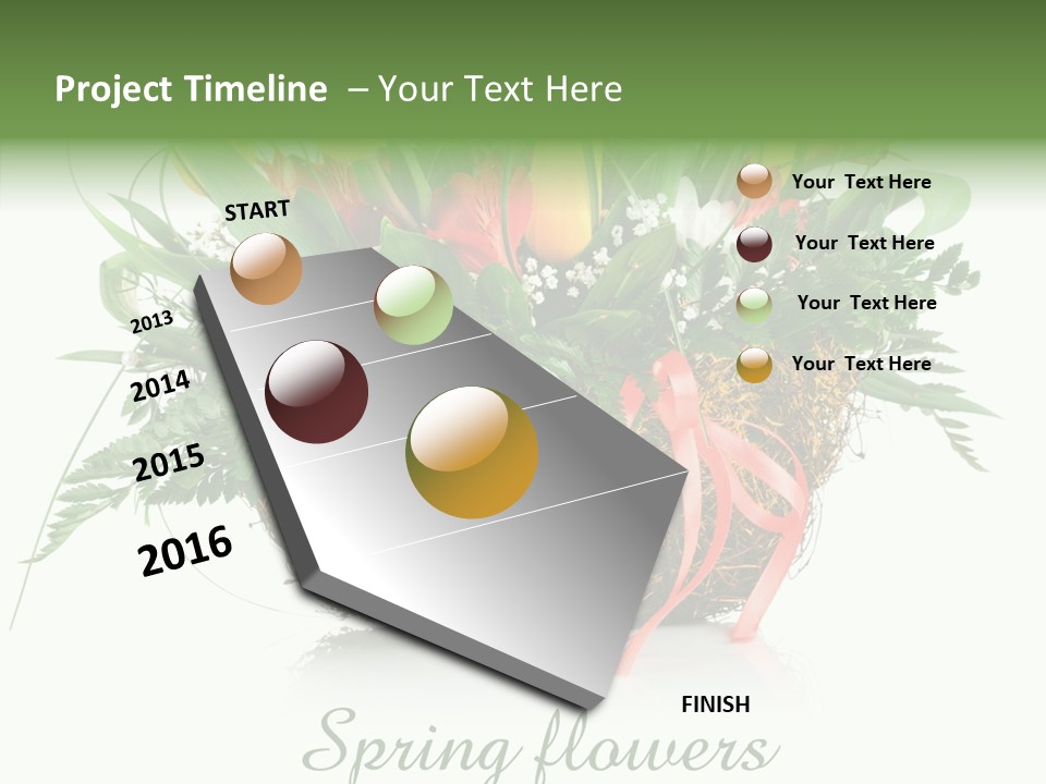 Nature Bright Petal PowerPoint Template