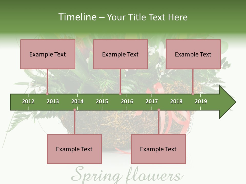 Nature Bright Petal PowerPoint Template