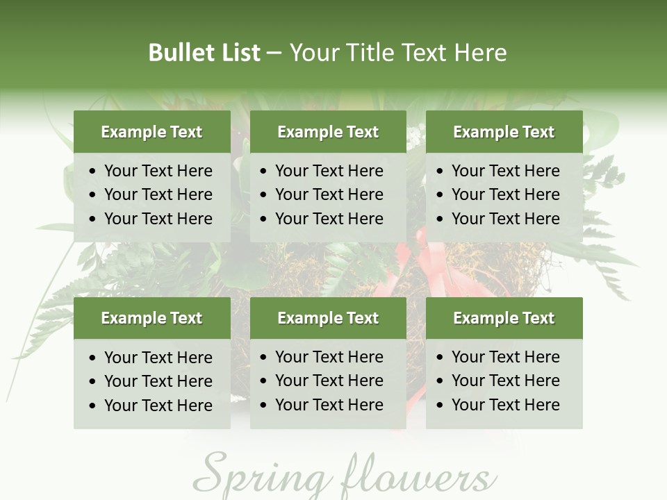 Nature Bright Petal PowerPoint Template