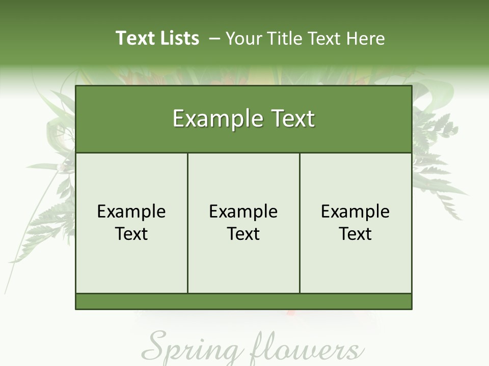 Nature Bright Petal PowerPoint Template
