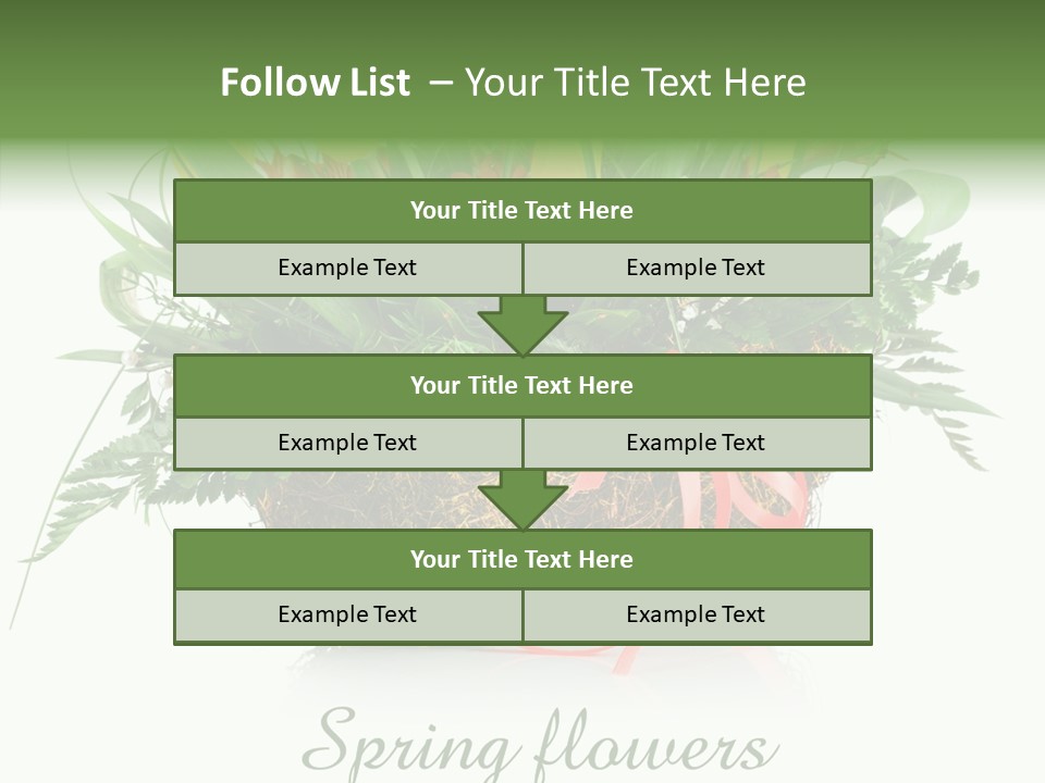 Nature Bright Petal PowerPoint Template