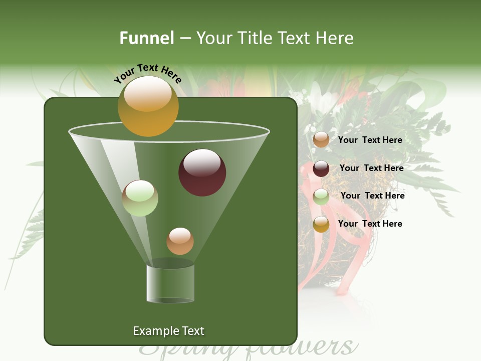 Nature Bright Petal PowerPoint Template