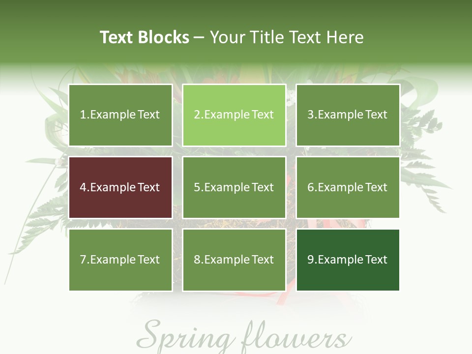 Nature Bright Petal PowerPoint Template