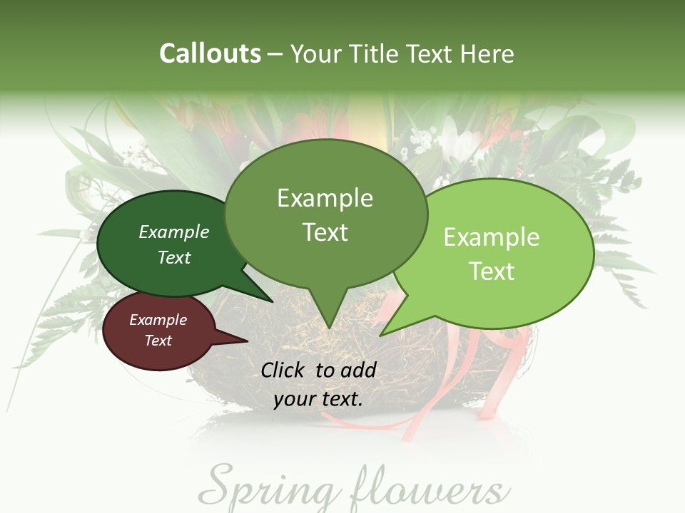 Nature Bright Petal PowerPoint Template