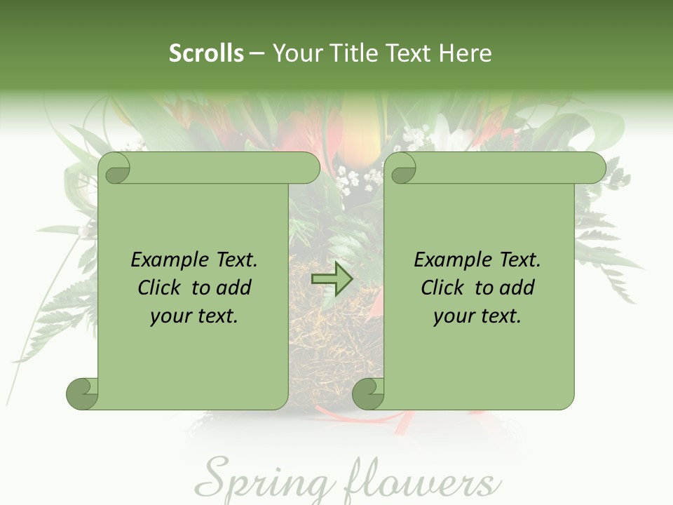 Nature Bright Petal PowerPoint Template