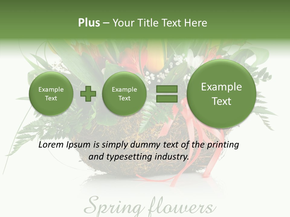 Nature Bright Petal PowerPoint Template
