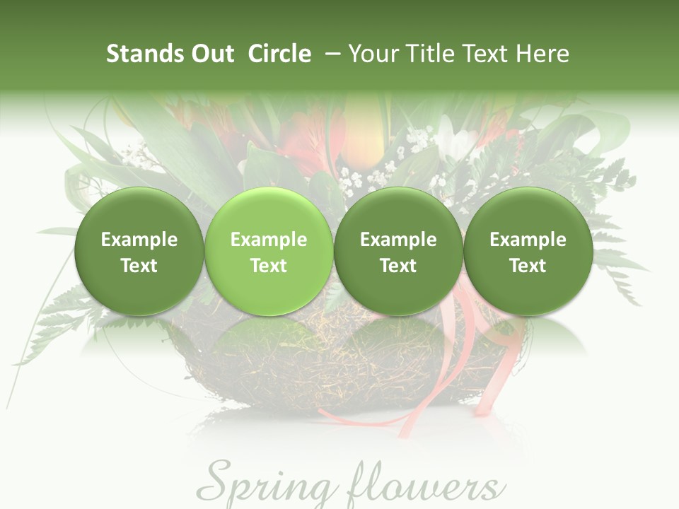 Nature Bright Petal PowerPoint Template