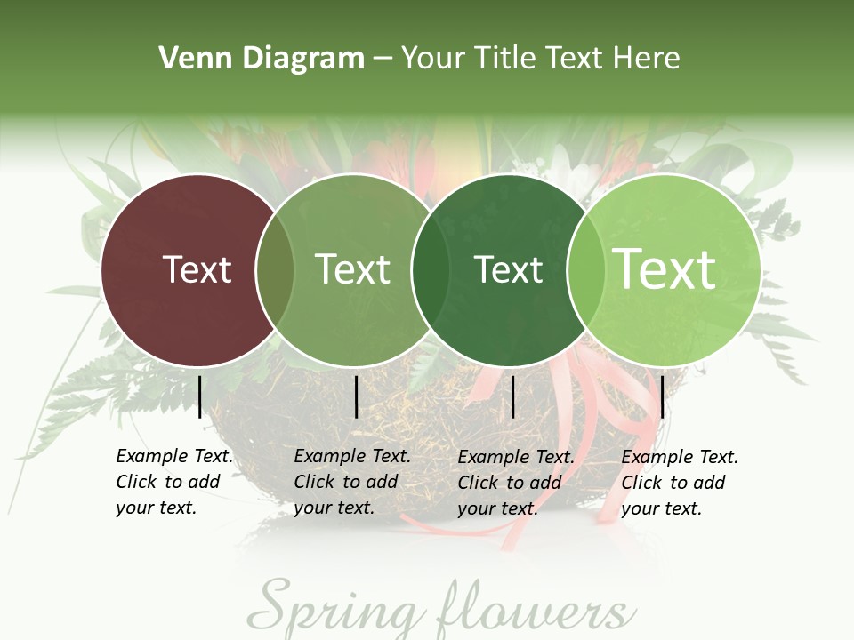 Nature Bright Petal PowerPoint Template